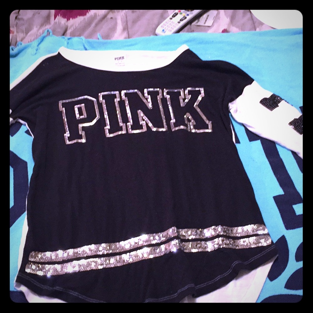 Victoria’s Secret l/s T with sequins!